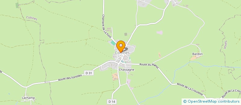 localisation de l'entreprise GAEC DES LUPINS à PEYRUSSE