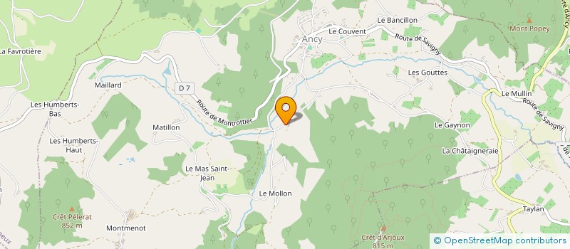 localisation de l'entreprise GAEC DES LUTINS à ANCY