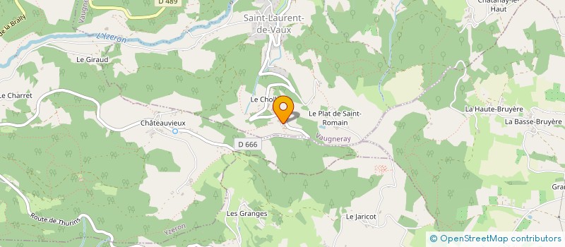 localisation de l'entreprise GAEC DES LUZULES à VAUGNERAY