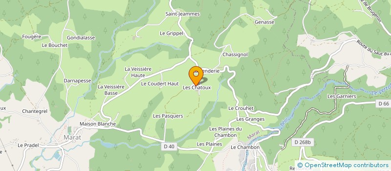 localisation de l'entreprise GAEC DES LYS à MARAT