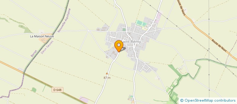 localisation de l'entreprise GAEC DES MAISONS NEUVES à SAINT-REMY