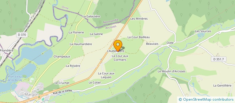 localisation de l'entreprise GAEC DES MARAICHERS DE L'AUBERDIERE à ARCISSES