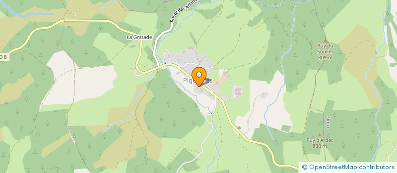 localisation de l'entreprise GAEC DES MARCHOISES  GENTIOUX-PIGEROLLES