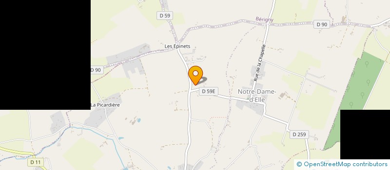 localisation de l'entreprise GAEC DES MARECHAUX à BERIGNY
