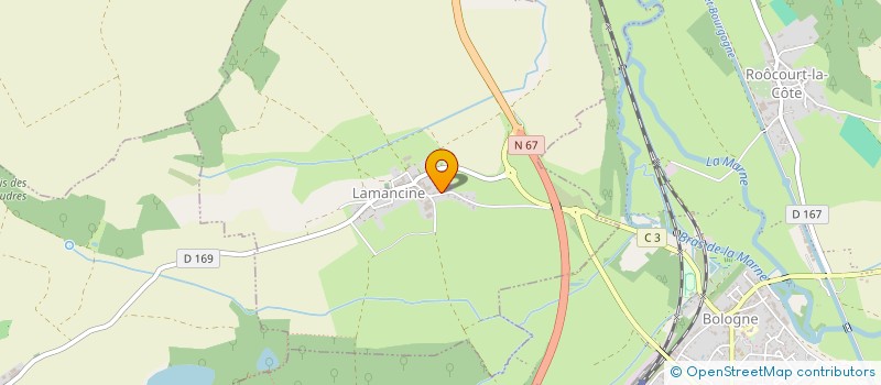 localisation de l'entreprise GAEC DES MARES à LAMANCINE