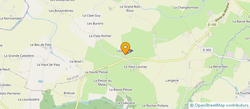 localisation de l'entreprise GAEC DES MARGUERITES à VAL-D'IZE