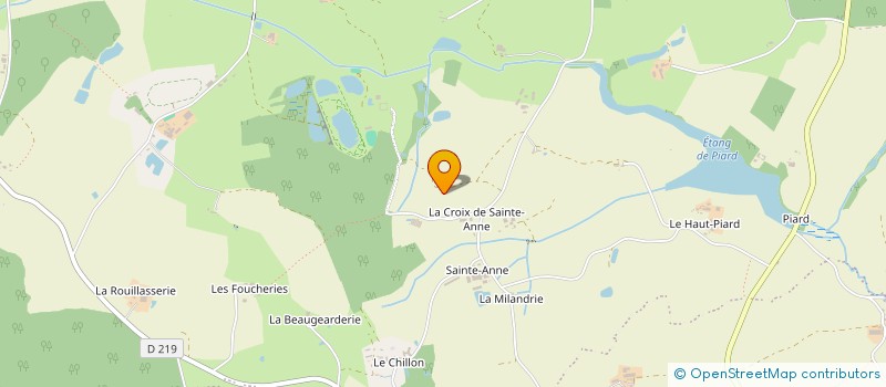 localisation de l'entreprise GAEC DES MARRONNIERS  VAL D'ERDRE-AUXENCE