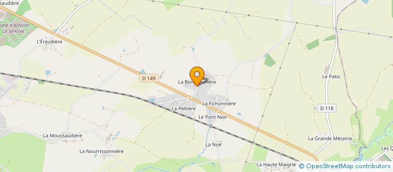 localisation de l'entreprise GAEC DES MARZELLES  BOUSSAY