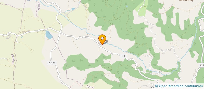 localisation de l'entreprise GAEC DES MASTROUQUETS  GISSAC