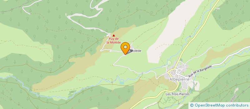 localisation de l'entreprise GAEC DES MAVEILLES à ALBEPIERRE-BREDONS