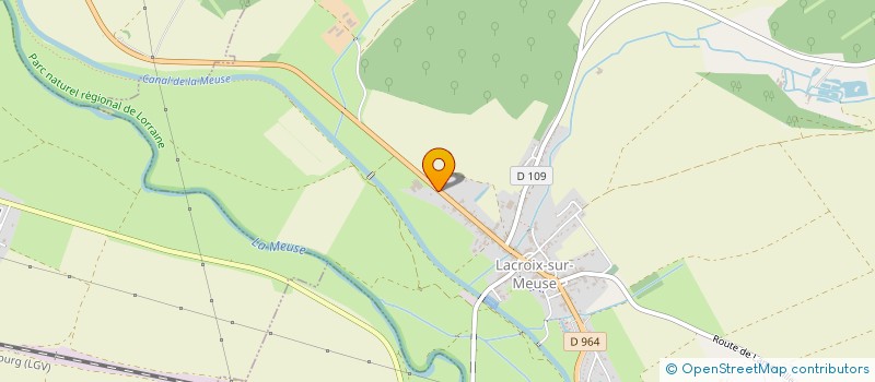 localisation de l'entreprise GAEC DES MAZEES à LACROIX-SUR-MEUSE