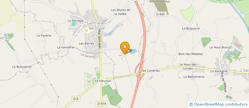 localisation de l'entreprise GAEC DES MELLERIES à LE DEZERT