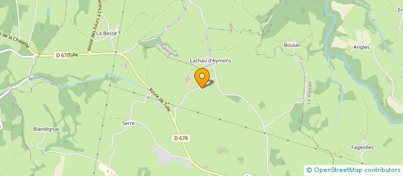 localisation de l'entreprise GAEC DES MENHIRS D ALBOS à MAURIAC