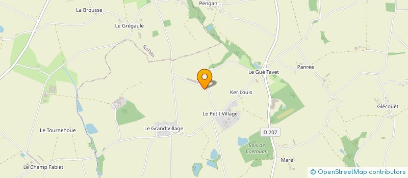 localisation de l'entreprise GAEC DES MENUES LANDES à BREHAN