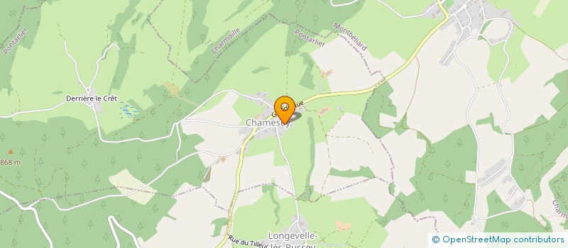 localisation de l'entreprise GAEC DES MERISIERS à PROVENCHERE