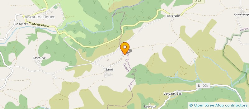 localisation de l'entreprise GAEC DES MERISIERS à ANZAT-LE-LUGUET