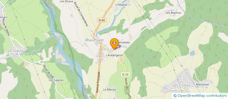 localisation de l'entreprise GAEC DES MESANGES à AUBESSAGNE