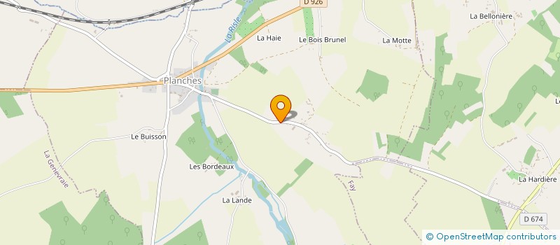 localisation de l'entreprise GAEC DES MESNILS à ECHAUFFOUR