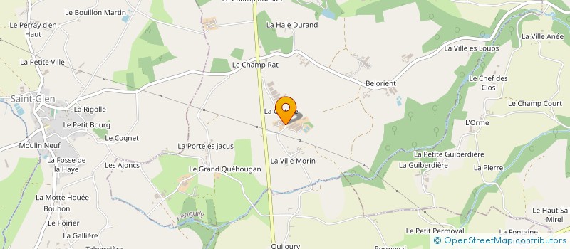 localisation de l'entreprise GAEC DES MEZERAIS  PENGUILY