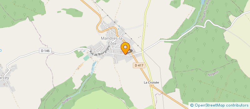 localisation de l'entreprise GAEC DES MILLE ET UNE RUCHES à MANDRES-LA-COTE