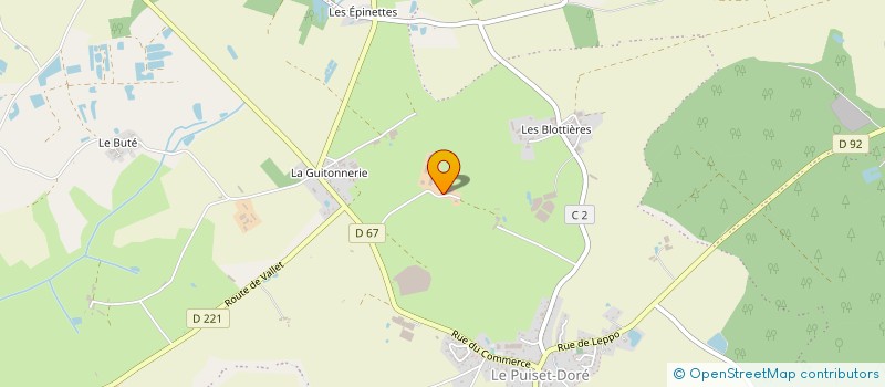 localisation de l'entreprise GAEC DES MIMOSAS à MONTREVAULT-SUR-EVRE