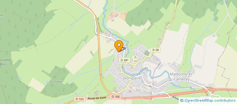 localisation de l'entreprise GAEC DES MIRABELLIERS à DOMPAIRE