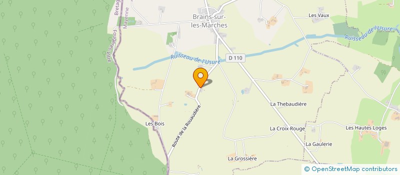 localisation de l'entreprise GAEC DES MOISNEAUDIERES à SAINT-MICHEL-DE-LA-ROE