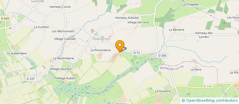 localisation de l'entreprise GAEC DES MONTS à LA HAYE