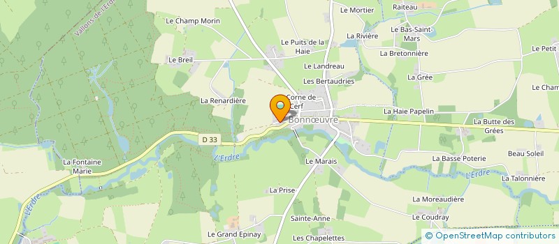 localisation de l'entreprise GAEC DES MORILLONS à VALLONS-DE-L'ERDRE