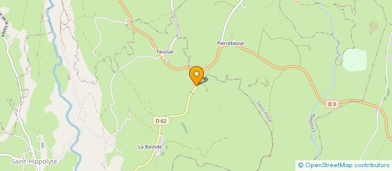 localisation de l'entreprise GAEC DES MOULEYRES à SAINT-HIPPOLYTE