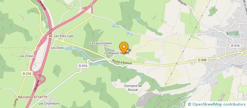 localisation de l'entreprise GAEC DES MOULINS à GANNAT