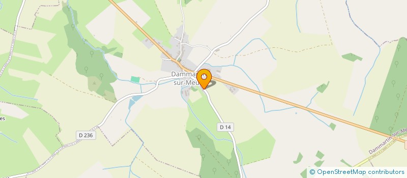 localisation de l'entreprise GAEC DES MURIERS à DAMMARTIN-SUR-MEUSE