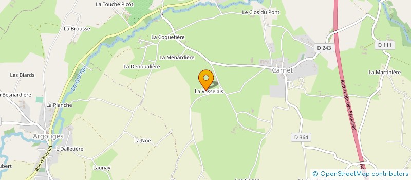 localisation de l'entreprise GAEC DES MYOSOTIS à SAINT-JAMES