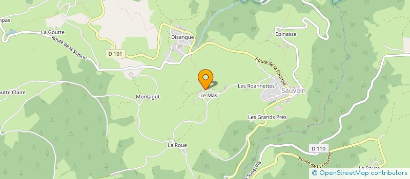 localisation de l'entreprise GAEC DES MYRTILLES à SAUVAIN