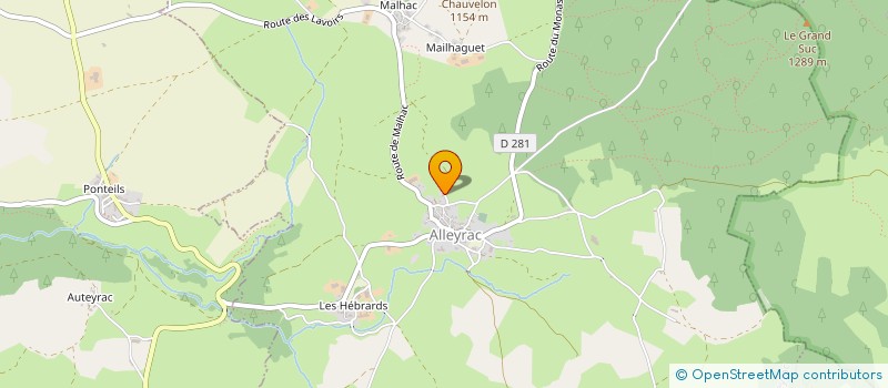 localisation de l'entreprise GAEC DES NOISETIERS à LE MONASTIER SUR GAZEILLE