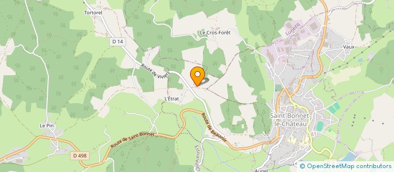localisation de l'entreprise GAEC DES NOISETIERS à SAINT-NIZIER-DE-FORNAS