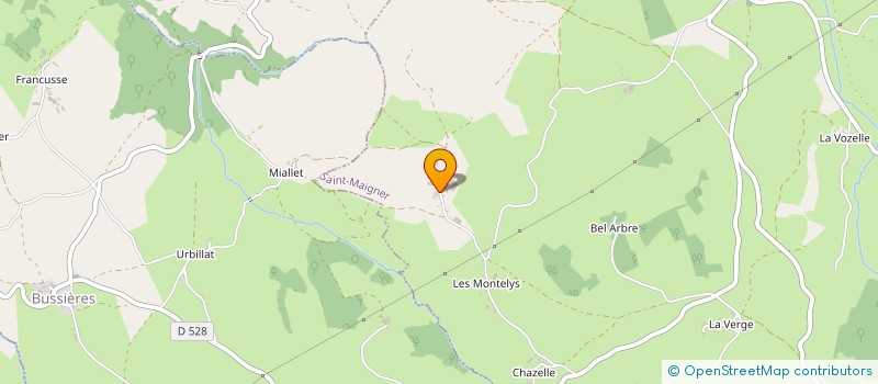 localisation de l'entreprise GAEC DES NORMANDES à SAINT-MAIGNER