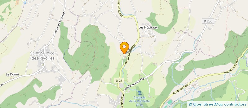 localisation de l'entreprise GAEC DES NOYERS à SAINT-GEOIRE-EN-VALDAINE