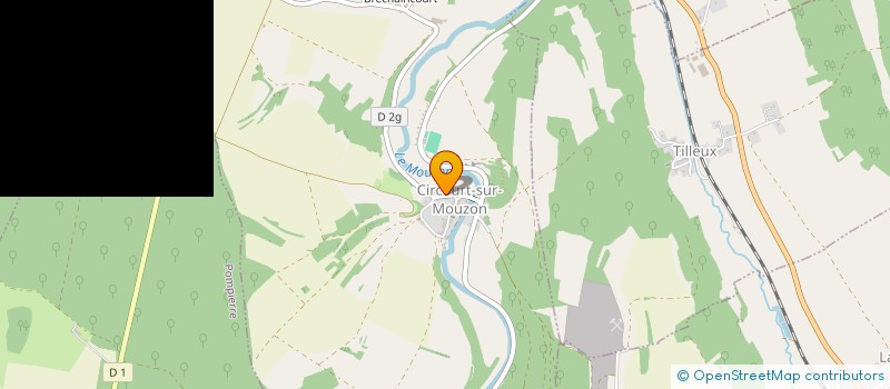 localisation de l'entreprise GAEC DES NOYERS  CIRCOURT-SUR-MOUZON