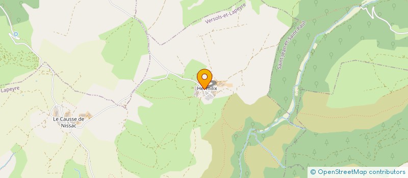 localisation de l'entreprise GAEC DES NOYERS D'HERMELIX à VERSOLS-ET-LAPEYRE