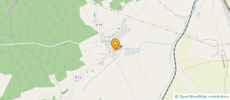 localisation de l'entreprise GAEC DES OISEAUX à SURIAUVILLE