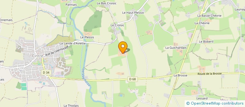 localisation de l'entreprise GAEC DES OLIVIERS à MORDELLES
