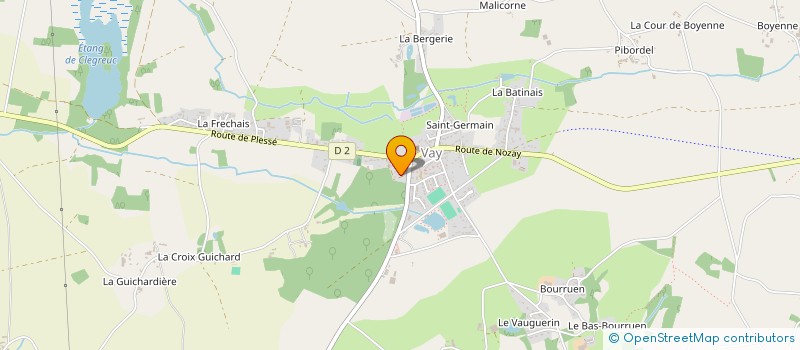 localisation de l'entreprise GAEC DES OLIVIERS à NOZAY