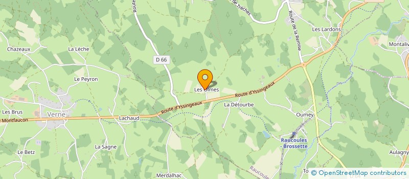 localisation de l'entreprise GAEC DES OLMES à RAUCOULES