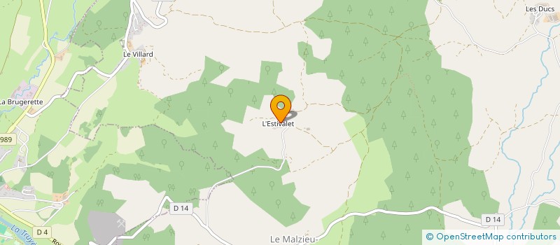 localisation de l'entreprise GAEC DES ORCHIDEES à LE MALZIEU FORAIN