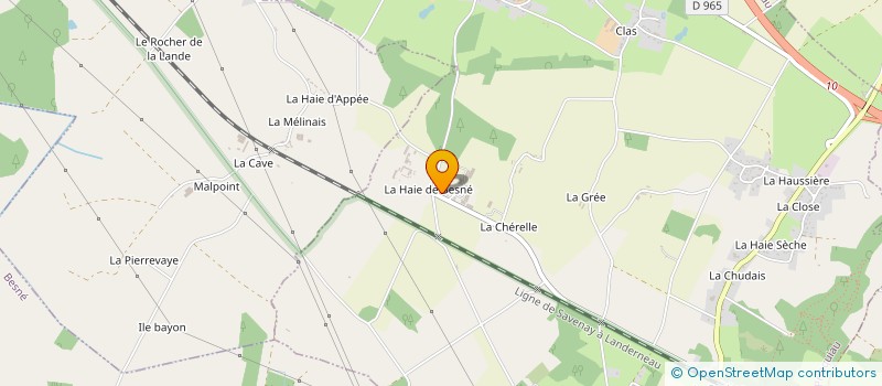 localisation de l'entreprise GAEC DES ORMEAUX à PRINQUIAU