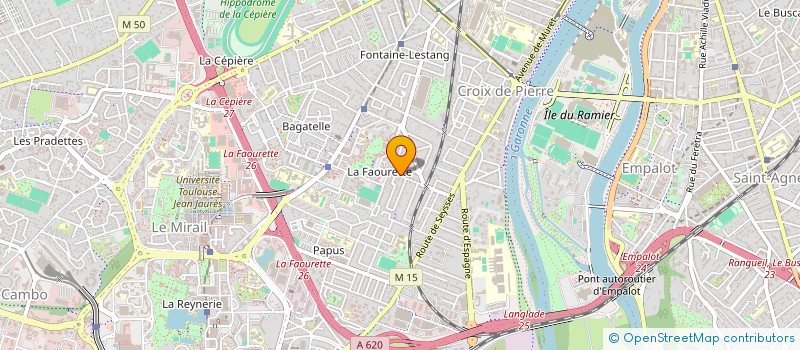 localisation de l'entreprise GAEC DES ORTALANS  TOULOUSE