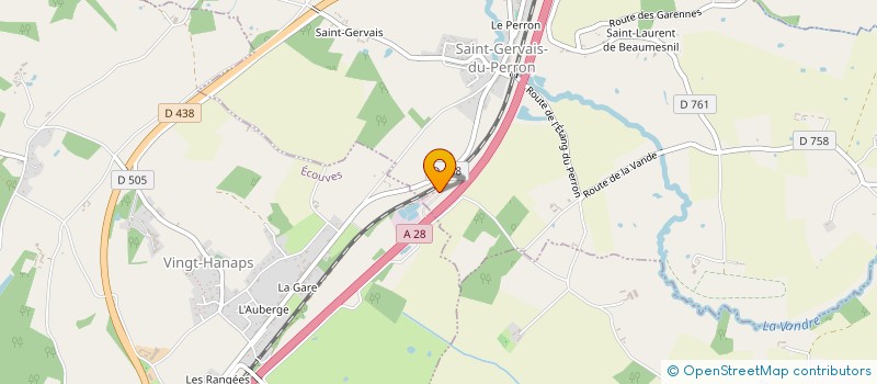 localisation de l'entreprise GAEC DES OSIERS à AUNOU SUR ORNE