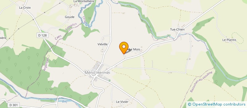 localisation de l'entreprise GAEC DES OSTIEUX à LES YVETEAUX