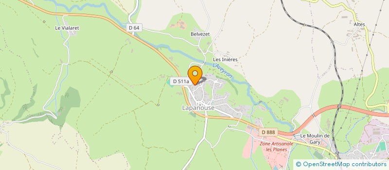 localisation de l'entreprise GAEC DES OULES à SEVERAC D'AVEYRON